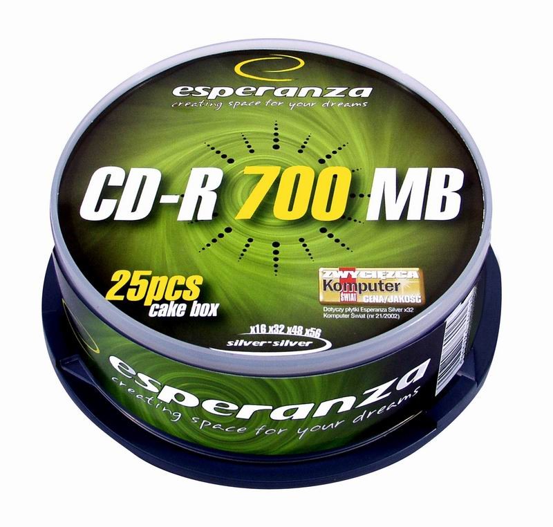 CD-R Silver 700MB x56 - Cake Box 25