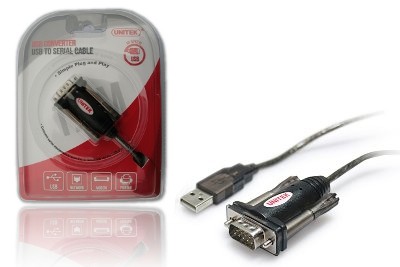 Adapter USB- 1xRS-232 + Adapter DB9F/DB25M;  Y-105A 