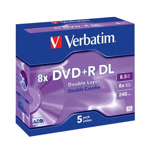 DVD+R (8x) 8.5GB  DoubleLayer 5P JC 43541