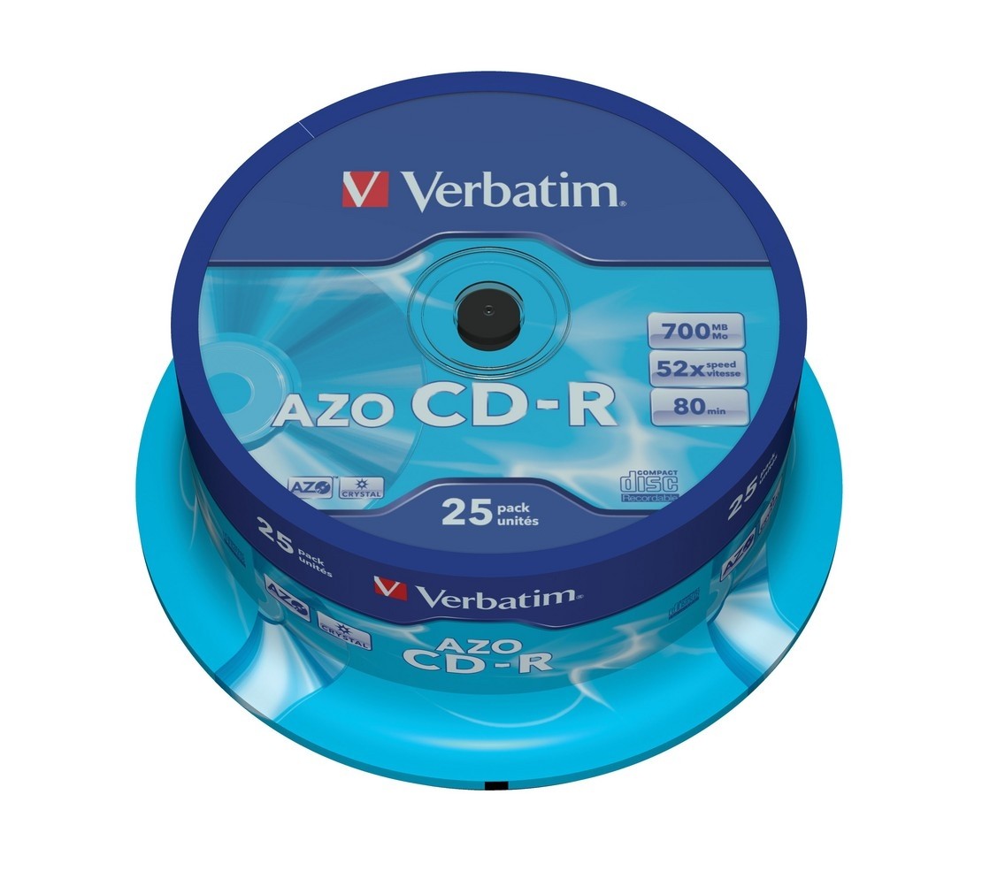 CD-R 52x 700MB 25P CB DLP Crystal 43352