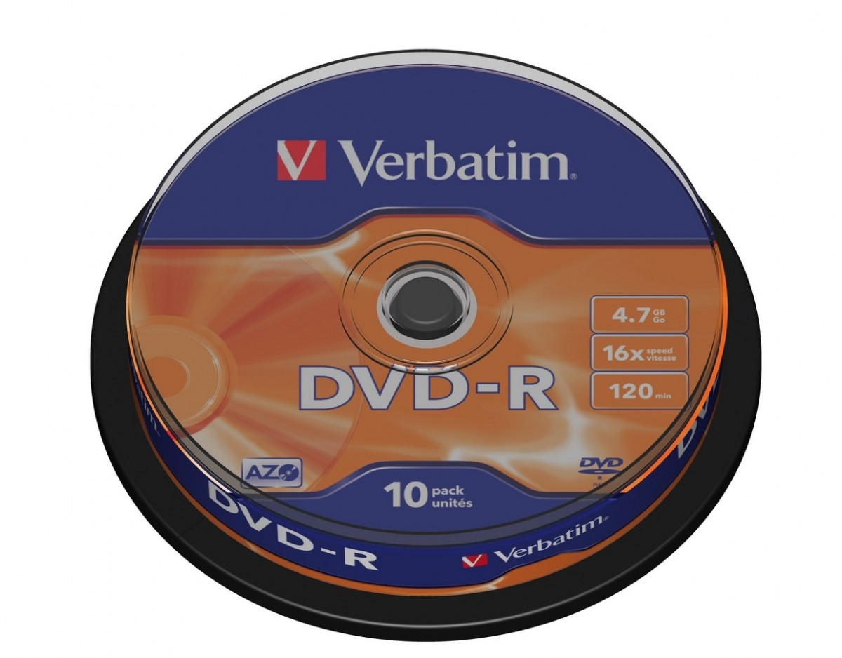 DVD-R 16x 4.7GB 10P CB           43523