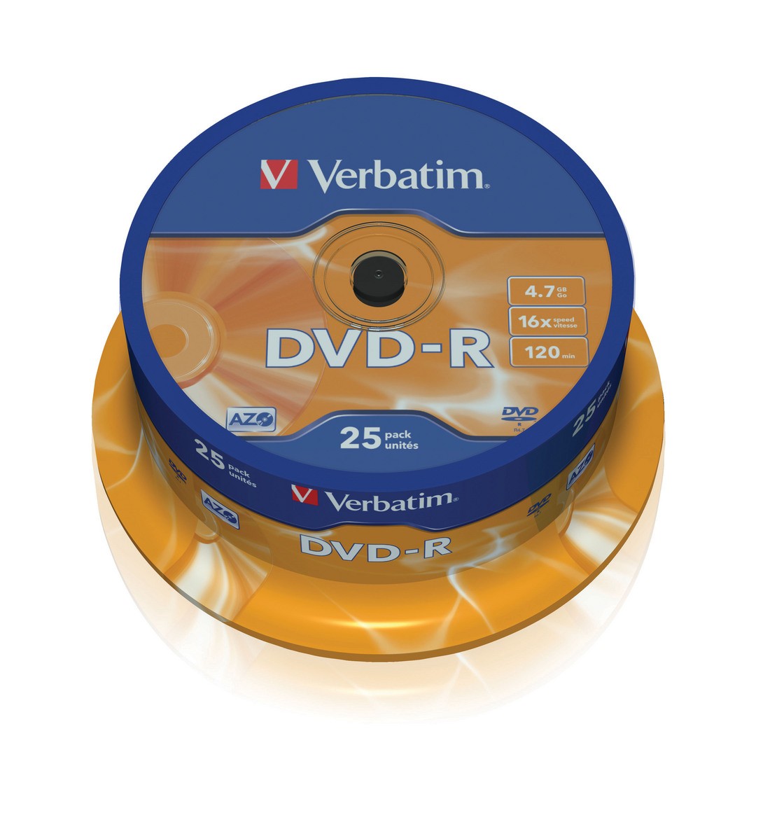 DVD-R 16x 4.7GB 25P CB           43522