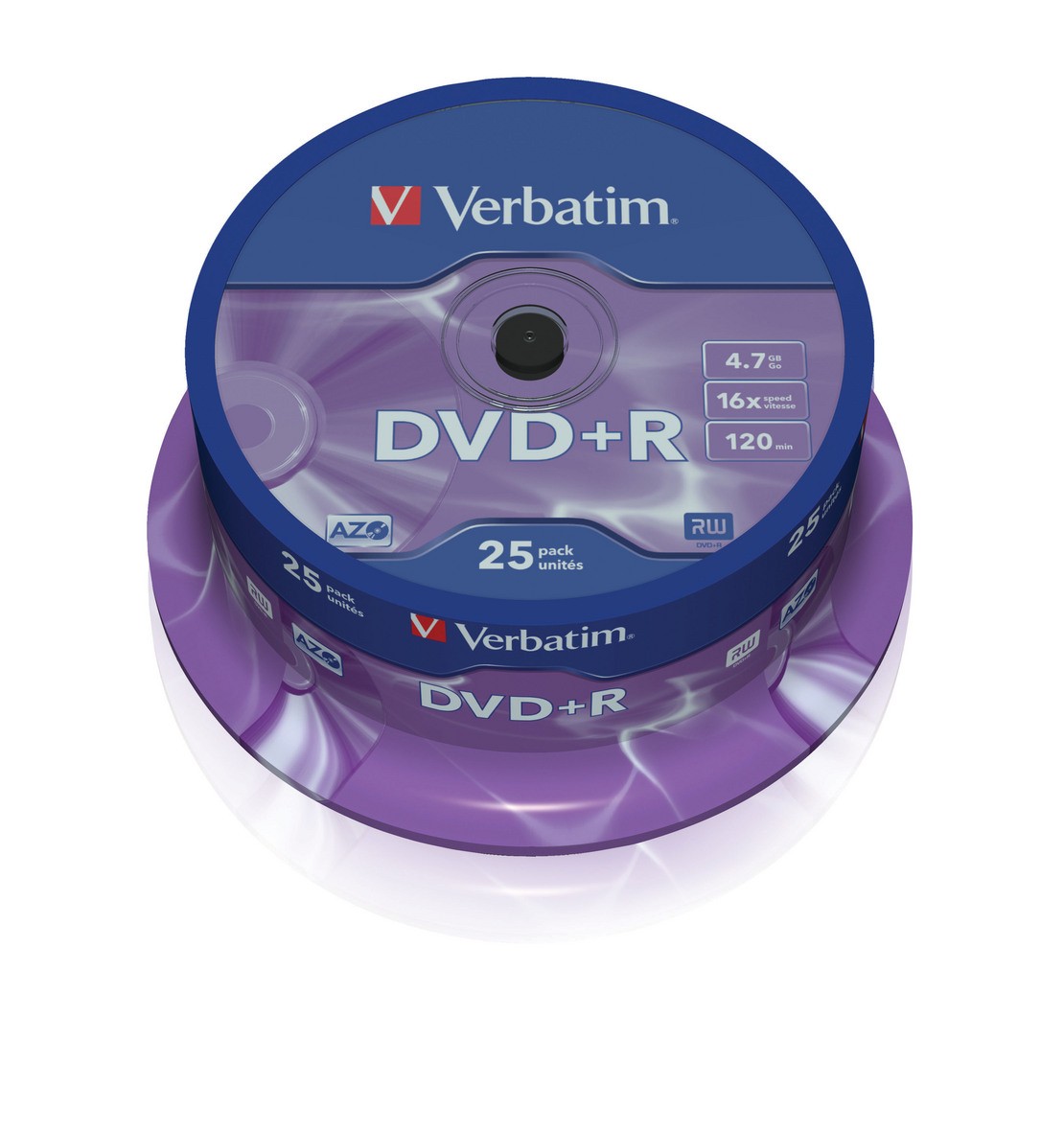 DVD+R 16x 4.7GB 25P CB           43500