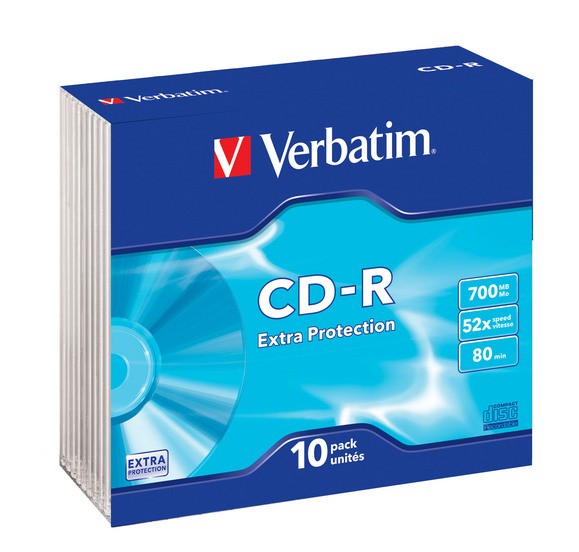 CD-R 52x 700MB 10P SL DLP             43415