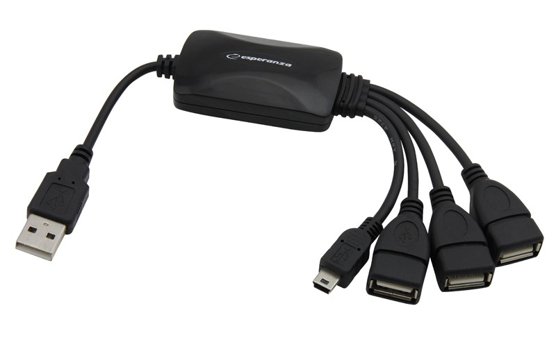 HUB 4 PORTY USB 2.0 EA114 