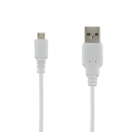 Kabel USB 2.0 MICRO 5pin, AM / B MICRO transfer/ładowanie 1.0m biały