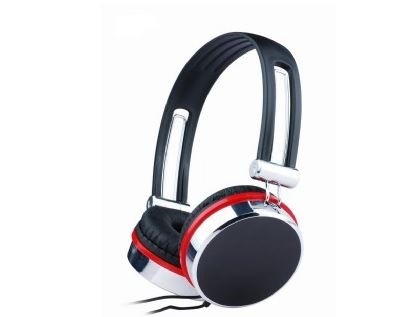 Słuchawki MHP-903 Black/Silver/Red 150cm 