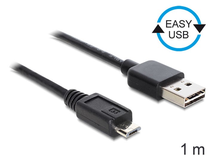 Kabel USB Micro AM-MBM5P Easy-USB 1m 