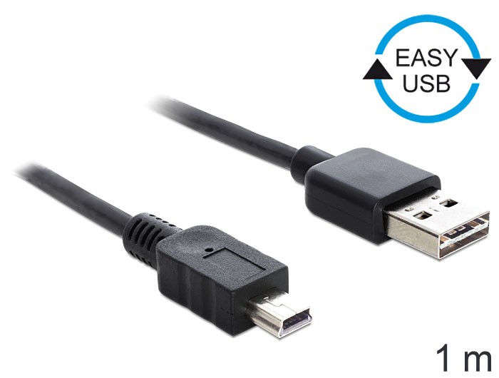 Kabel USB Mini AM-MBM5P Easy-USB 1m 