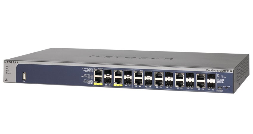 Switch M4100 Managed 12xGE 12xSFP (4xPoE+) - GSM7212F