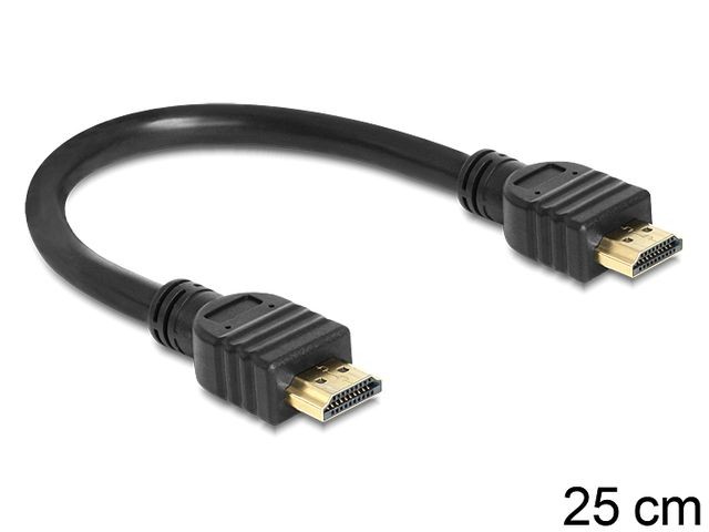 Kabel HDMI-HDMI v1.4 High Speed Ethernet 25CM 