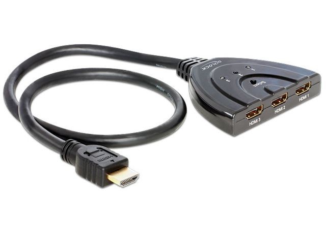 Przełącznik na 3 Urządzenia (3xHDMI) Dwukierunkowy