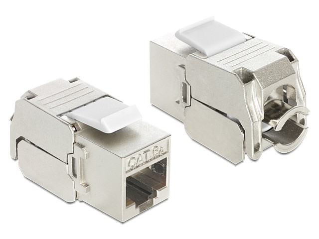 Keystone Gniazdo RJ45(F)->LSA (Cat.6a ekranowany) 