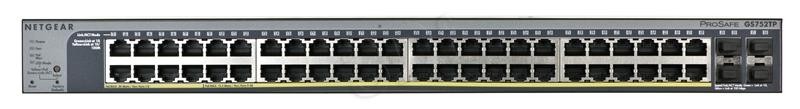 Switch Smart 48xGE 4xSFP (40/8xPoE/PoE+) - GS752TP