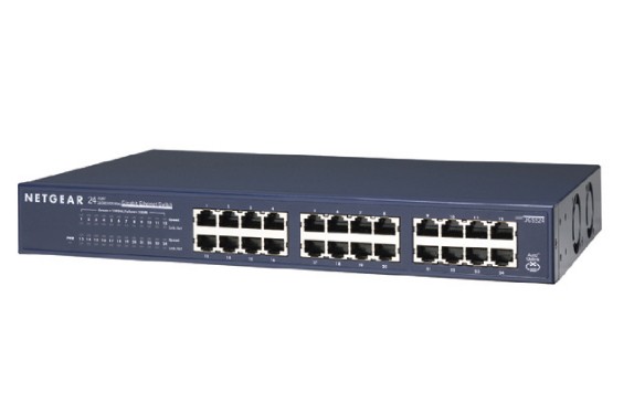 Switch Unmanaged Plus Rack 24xGE (12xPoE) - JGS524PE