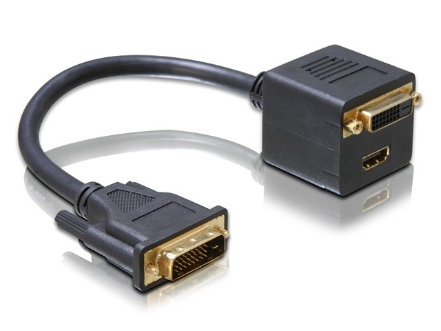 Adapter DVI-D->DVI-D(24+1)+HDMI 