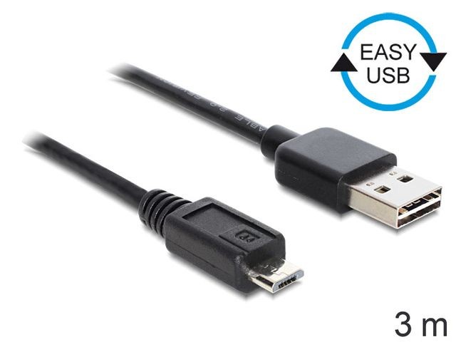 Kabel USB Micro AM-MBM5P EASY-USB 3m 