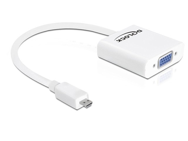 Adapter HDMI-D Micro(M)->VGA(F) 