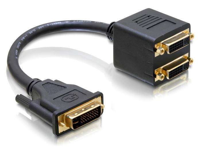 Adapter DVI-I(M)(24+5)->DVI-I(F)(24+5)x2 