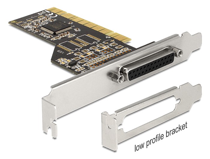 Gniazdo LPT(DB25) na PCI + Low profile 