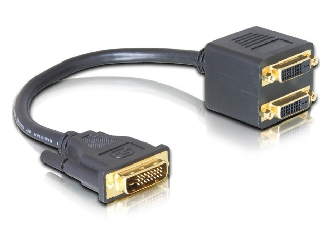 Adapter DVI-D(M)(24+1)->DVI-D(M)(24+1)x2 