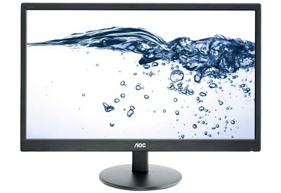 Monitor 23.6  e2470Swda LED DVI Głośniki Czarny