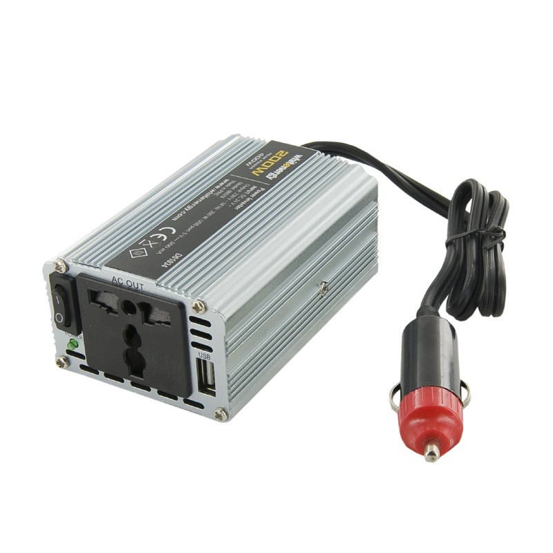 Przetwornica AC/DC 200W 24V/230V z USB  06578