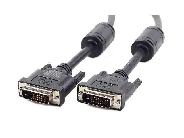 Kabel DVI-D(M)/DVI-D(M)(24+1) Dual Link Ferryt 1.8M Czarny 