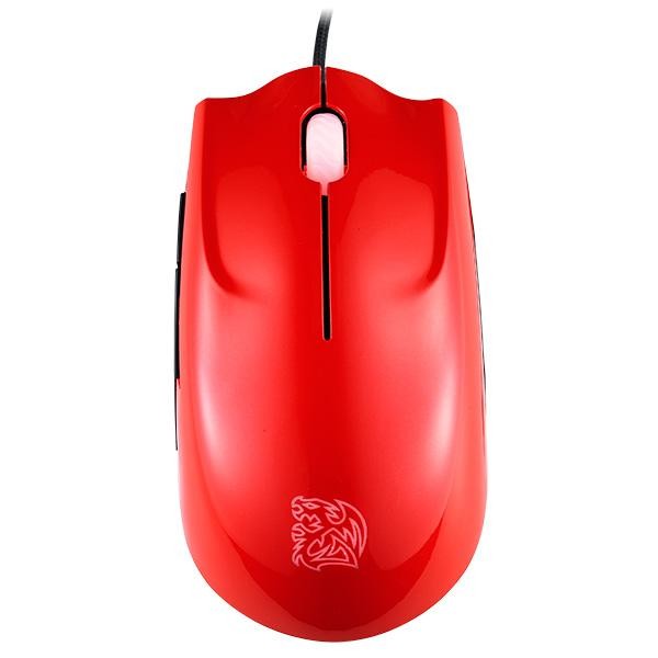 Tt eSPORTS Mysz dla graczy - Saphira Red 3500DPI Laser Rubber coating 