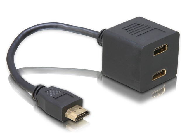 Adapter HDMI(M)->2xHDMI(F) 