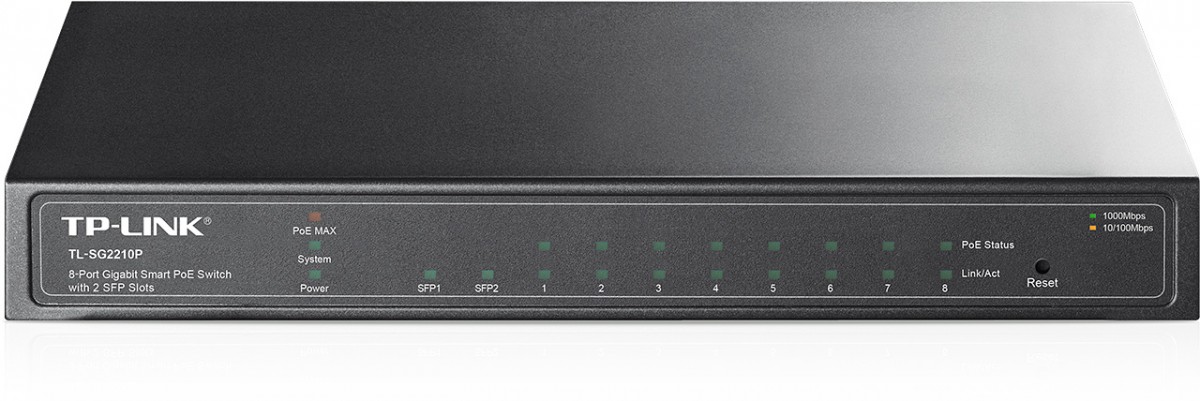 SG2210P switch  8x1GB 2xSFP PoE