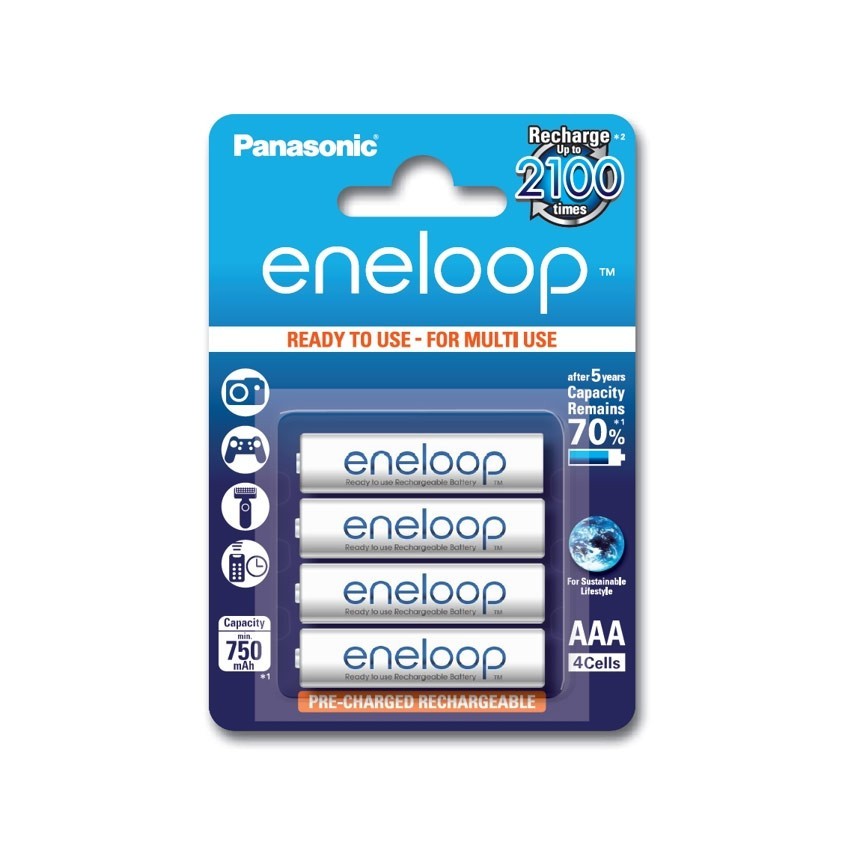 ENELOOP AAA 750 mAh 2100 CYKLI 4SZT