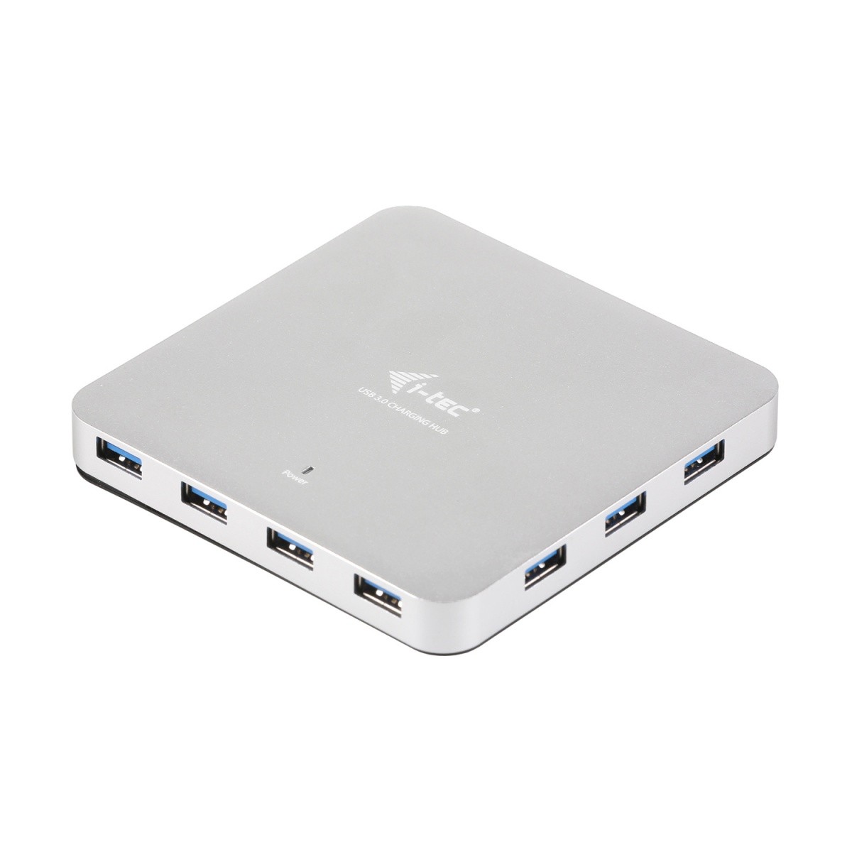 USB 3.0 Metal Charging HUB 10 Portów z zasilaczem 10x USB 3.0 z funkcją Plug & Play oraz możliwością ładowania przez USB