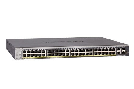 Switch S3300 Smart 48x1GE 2x10GE 2xSFP+ (48xPoE+) Stack - GS752TXP