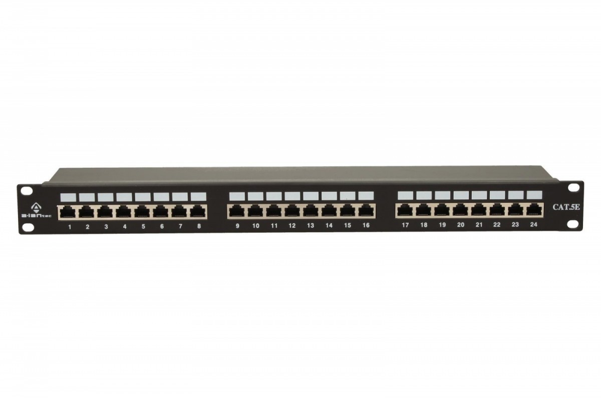 Patchpanel FTP 24 porty kat 5e pełny