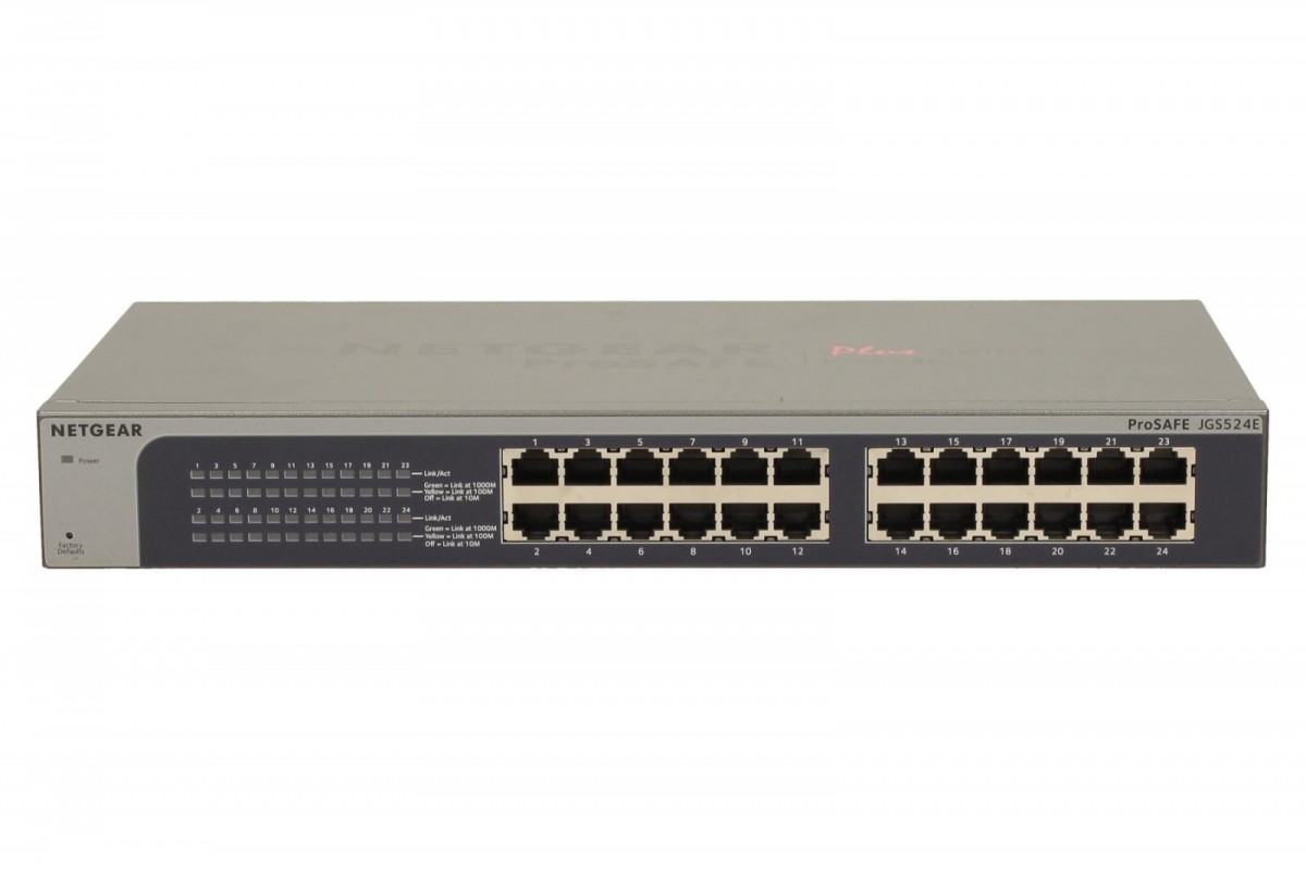 Switch Unmanaged Plus Rack 24xGE - JGS524E