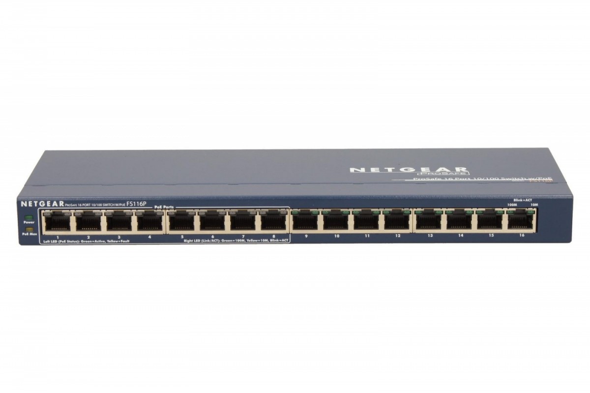 Switch Unmanaged 16xFE (8xPoE) - FS116PEU