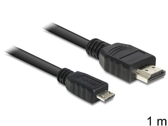 Kabel MHL Micro USB(BM)->HDMI(M) 1m 