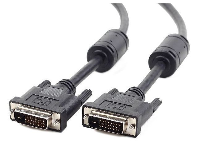 Kabel DVI-D(M)/DVI-D(M)(24+1) Dual Link Ferryt 3M Czarny 