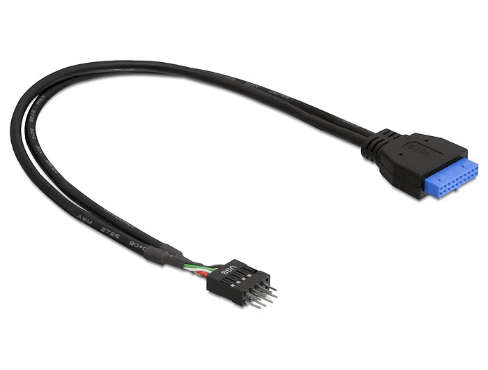 Kabel USB 3.0 Pin Header(F)->USB 2.0 Pin Header(M) 30cm 