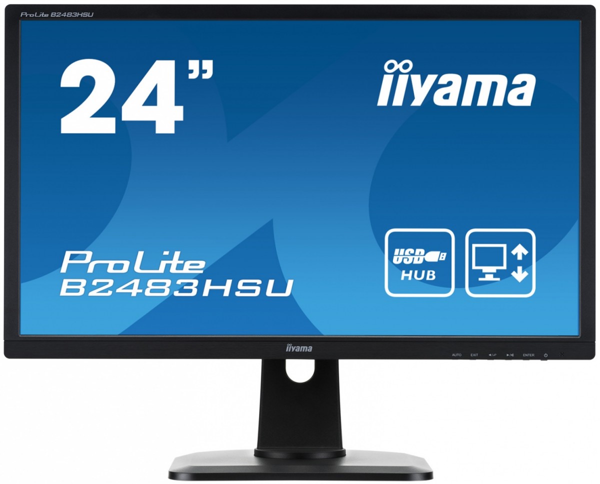 Monitor 24 B2483HSU-B1DP DP, 3xUSB, PIVOT, HAS, GŁOŚNIKI