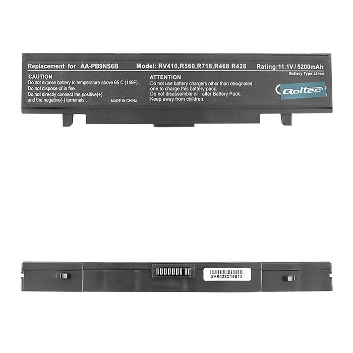 Bateria do Samsung R580 R520 R720 R730, 5200mAh, 10.8-11.1V 