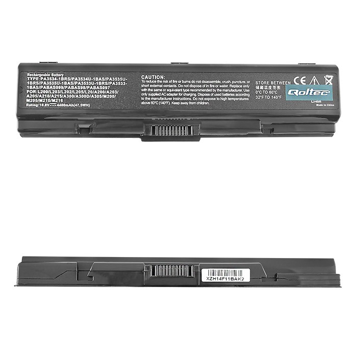 Bateria do laptopa Toshiba PA3534U, 4400mAh, 10.8-11.1V 