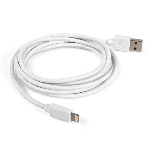 NewerTech certyfikowany kabel Lightning USB 2.0m MFi biały