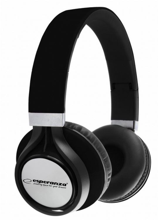 SŁUCHAWKI AUDIO STEREO Z REGULACJĄ GŁOŚNOŚCI EH159K CZARNE