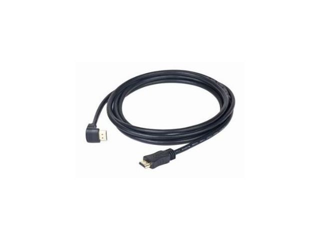 Kabel HDMI-HDMI v2.0 3D TV High Speed Ethernet 1.8M kątowy 90 (pozłacane końcówki)