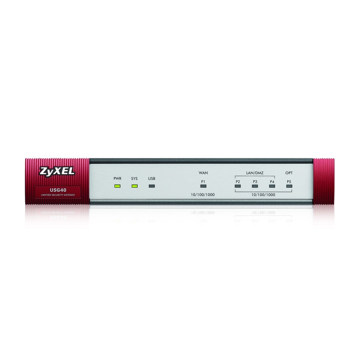 ZyWALL USG40 VPN Firewall 1xWAN 3xLAN/DMZ 1xUSB 1xOPT