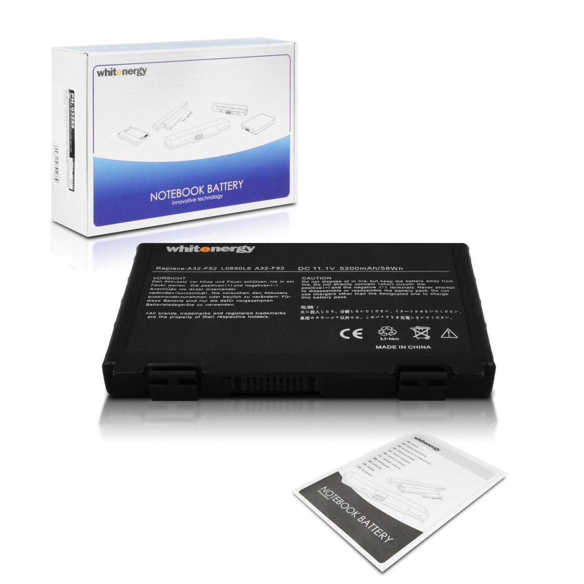 Bateria do laptopa Asus K50IJ 10.8-11.1V 5200mAh czarna