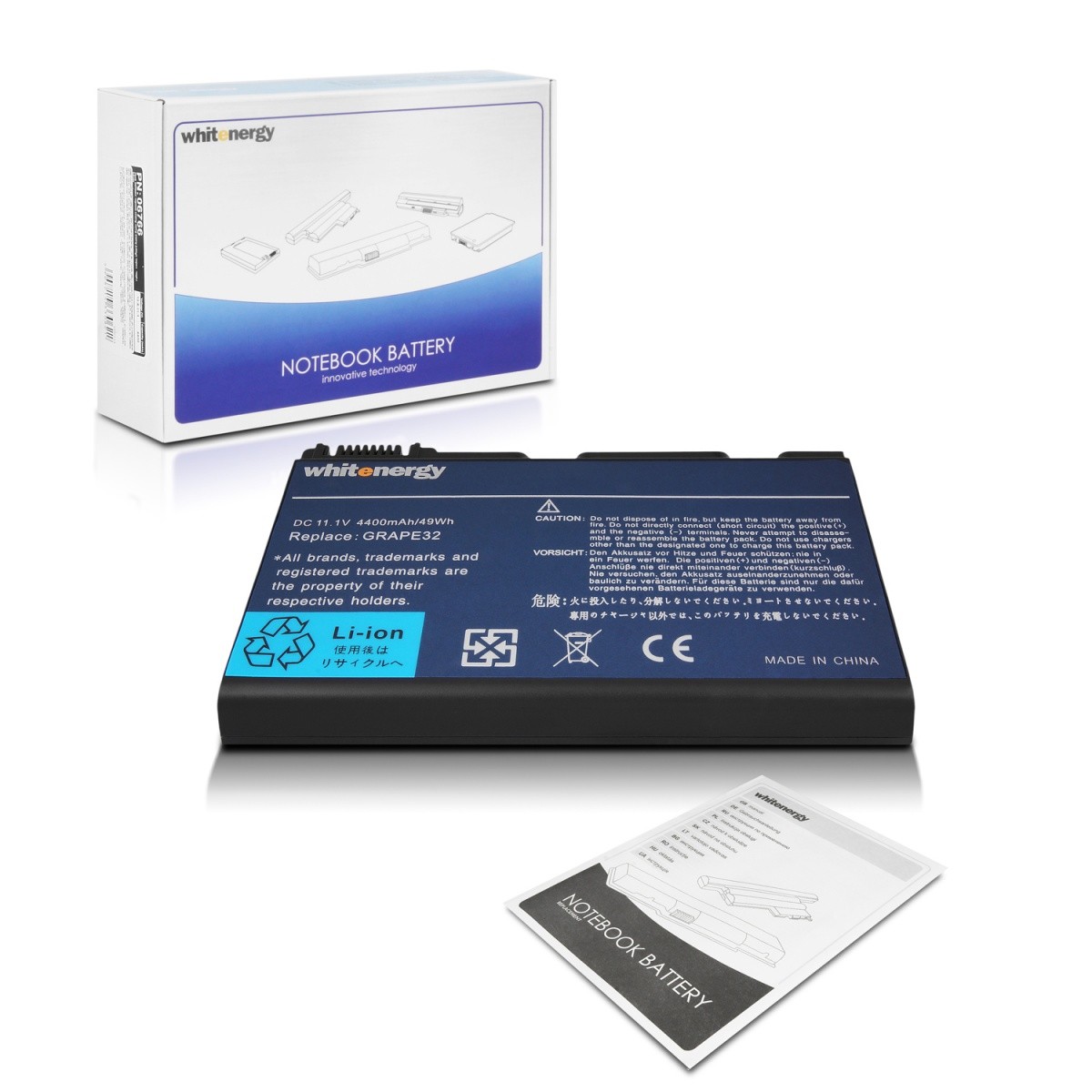 Bateria Acer TravelMate 6410 4400mAh Li-Ion 11,1V