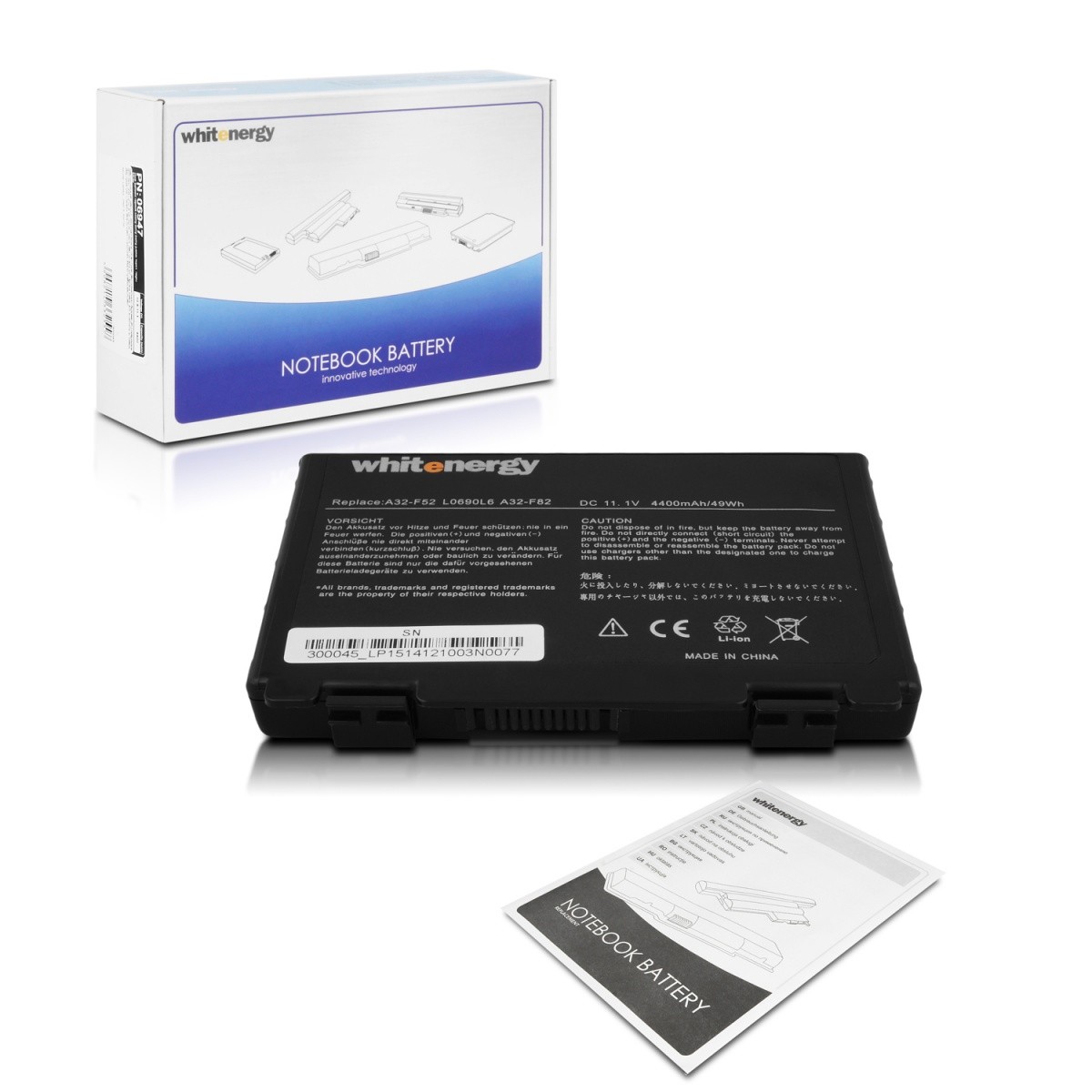 Bateria ASUS A35-F52 4400mAh Li-Ion 11.1V